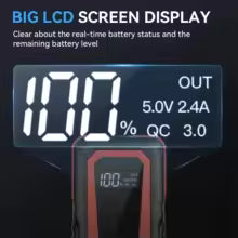 ProAutoDevice™ Portable 12V Car Jump Starter