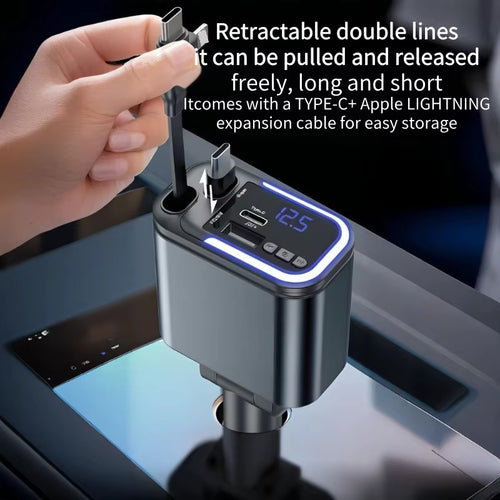 ProAutoDevice™ 5 in 1 Bluetooth Car Charger