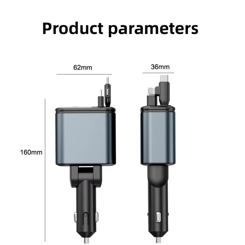 ProAutoDevice™ 5 in 1 Bluetooth Car Charger