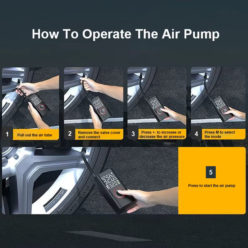 ProAutoDevice™  Intelligent Tire Inflator LEIBOO 150PSI