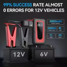 ProAutoDevice™ Portable 12V Car Jump Starter